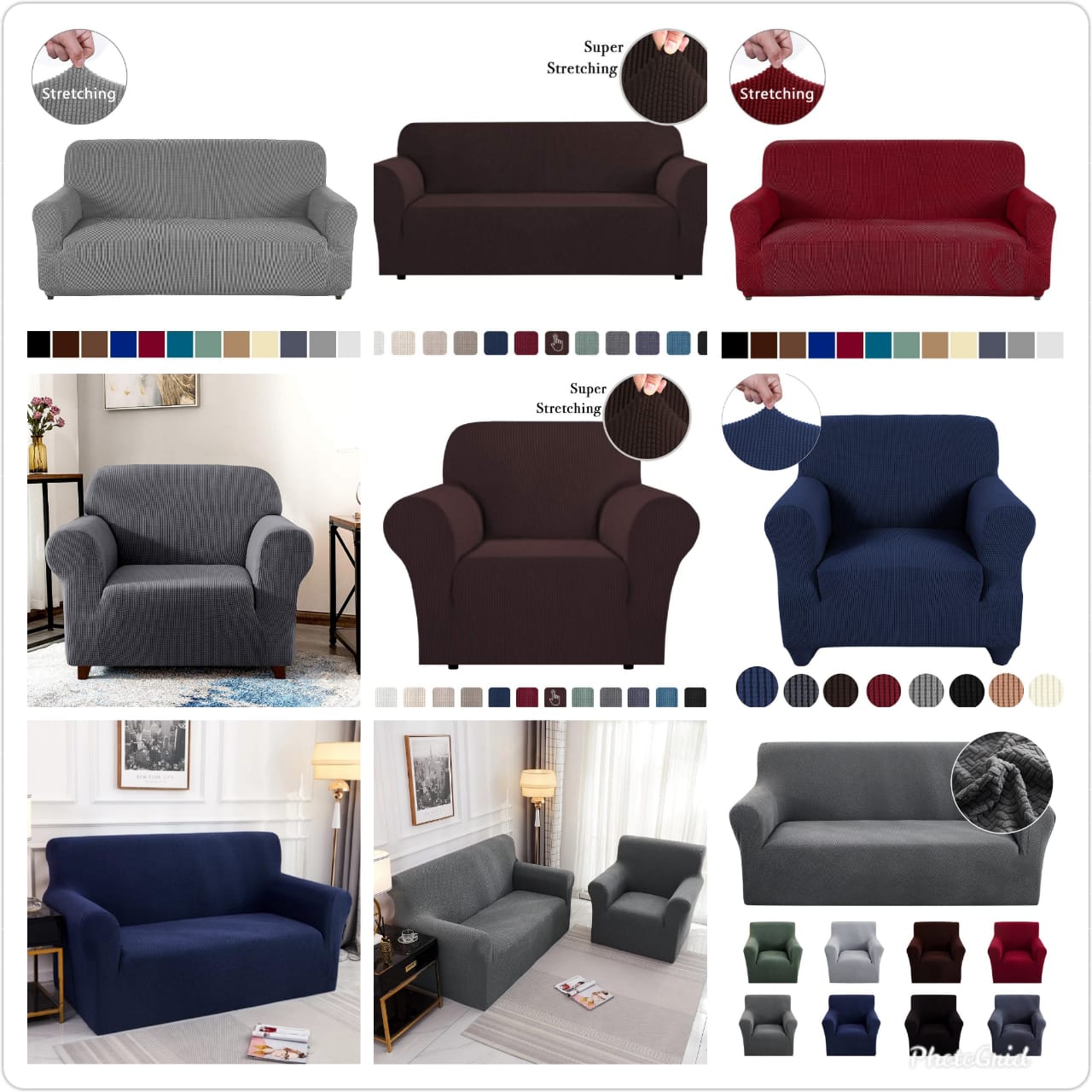 Luxurious Seat Covers(3:1:1)5 Seater